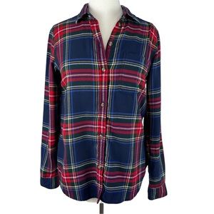 American Eagle Ahh-Mazingly Soft Flannel Button Down Plaid Shirt